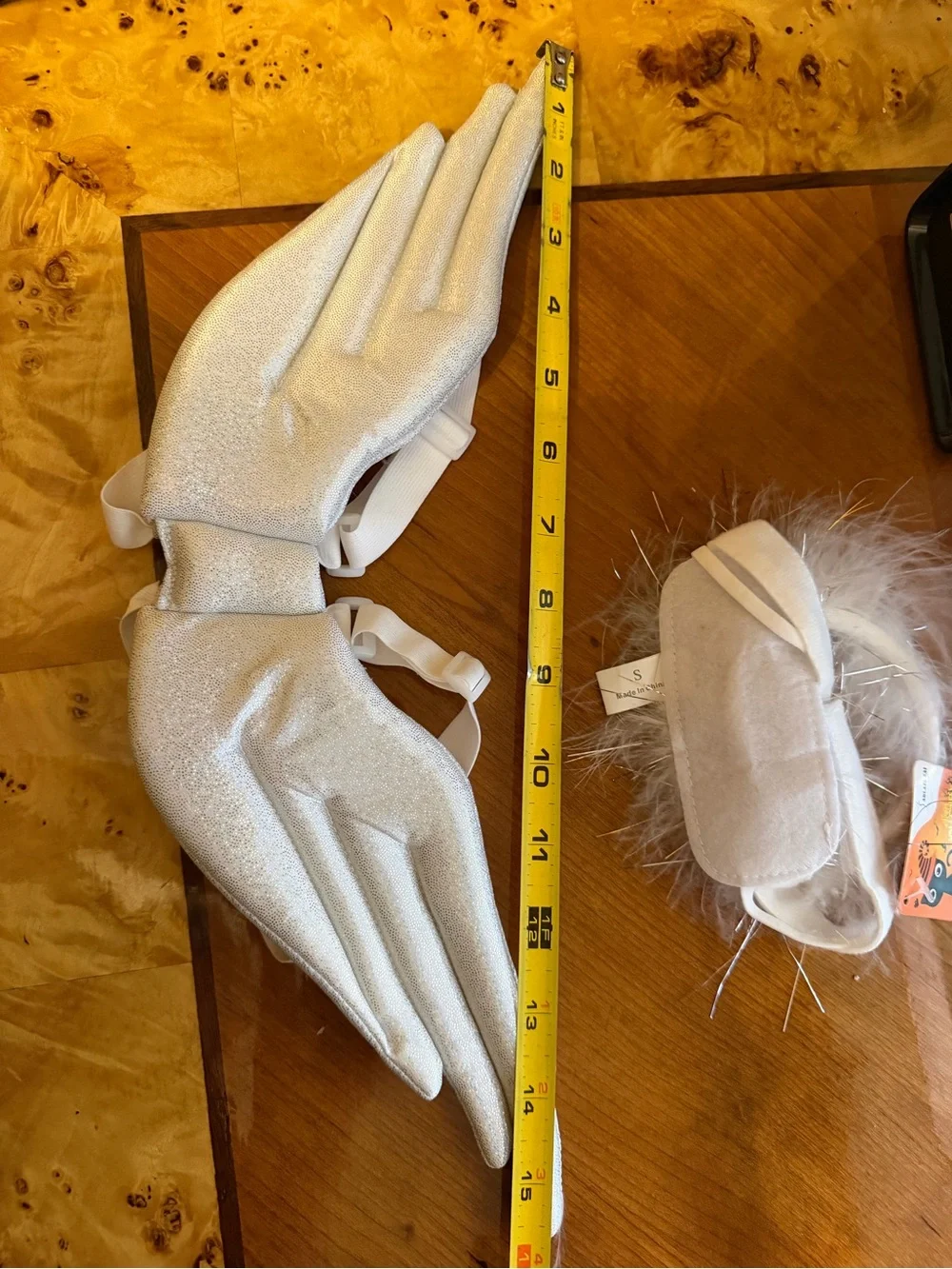 🐶🐰White Angel Wings and Halo Costume for Cats - Cute Pet Dress-Up